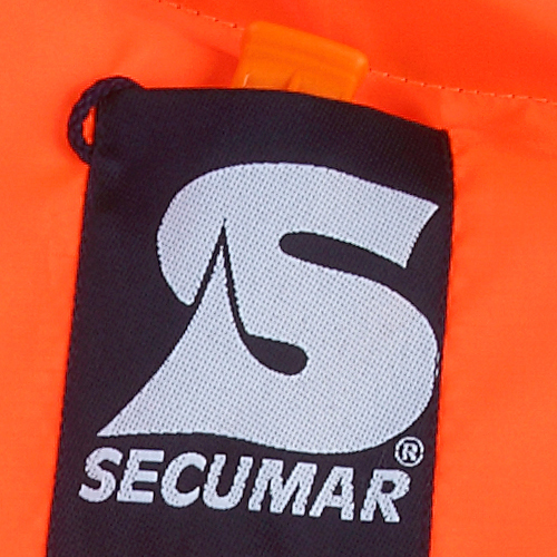 Secumar rettungsweste bravo orange/blau 4