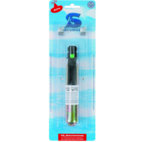 Secumar 43 gr. co2 dock-ersatzpatrone mit bajonett + pillendose (2) 4