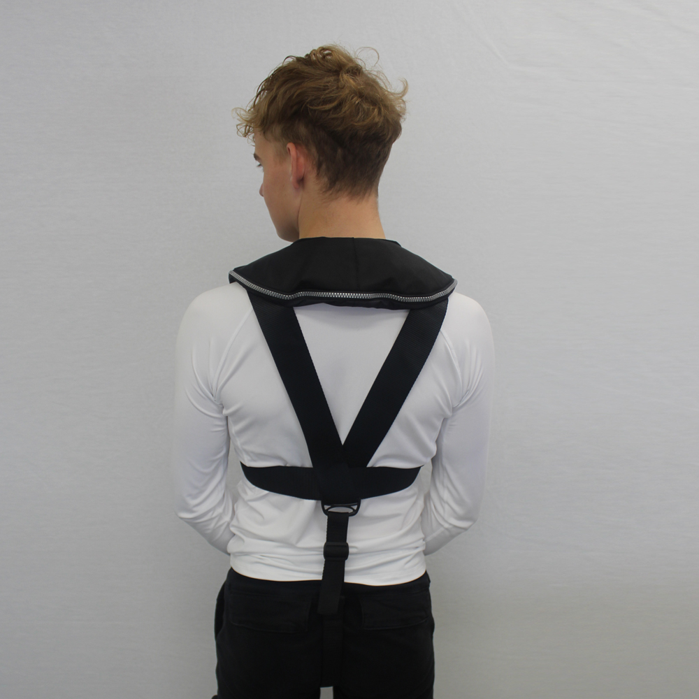 baltic Winner 165N aufblasbare rettungswesten harness schwarz 4