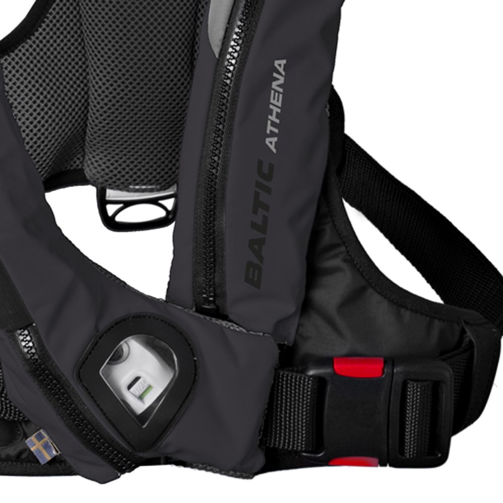 Athena 165N automatische Rettungsweste schwarz/grau