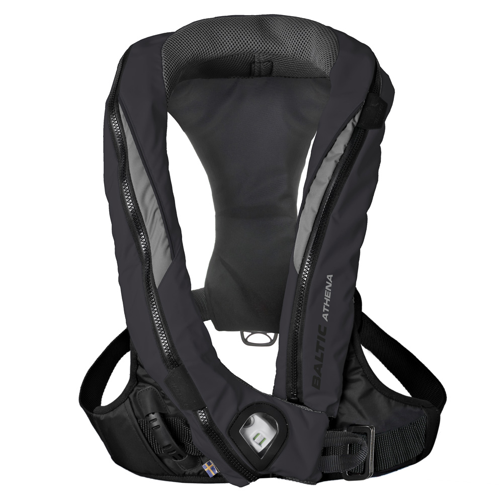 baltic Athena 165N aufblasbare rettungswesten harness schwarz/gris foto 1