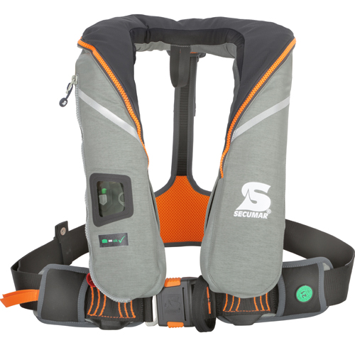 Secumar rettungsweste survival 220N grijs/orange foto 1