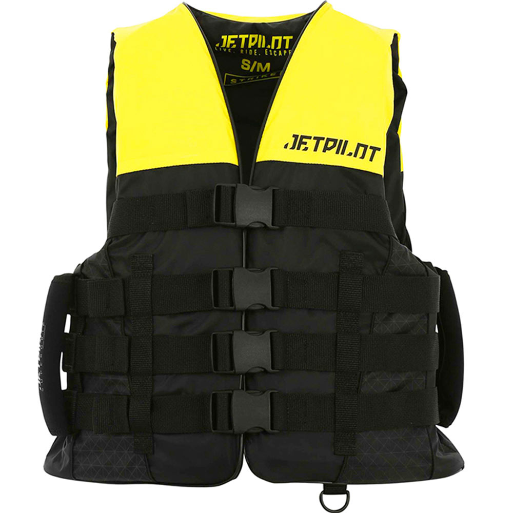 Jetpilot Strike Nylon Schwimmweste gelb mit supergrip Griffen 4