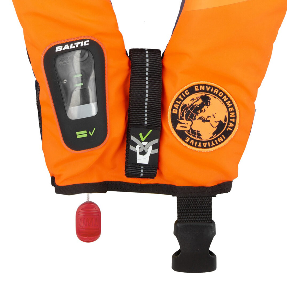 baltic Epiq 165N Automatik-Rettungsweste orange/navy 2