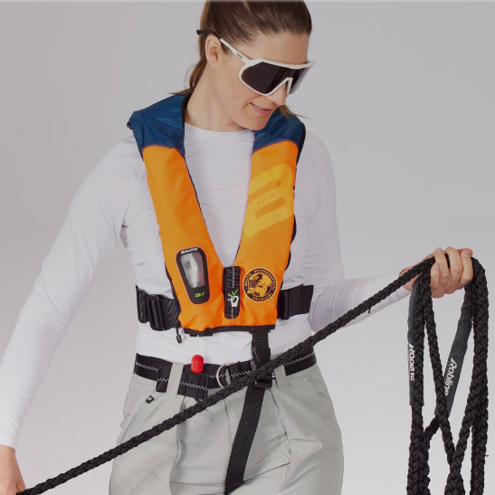 baltic Epiq 165N Automatik-Rettungsweste orange/navy 5