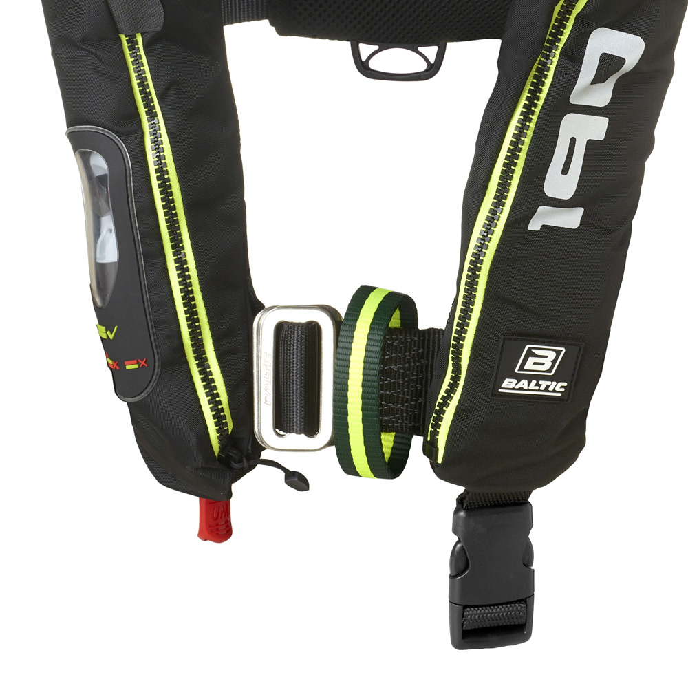 baltic Legend 190N aufblasbare rettungswesten harness schwarz 2