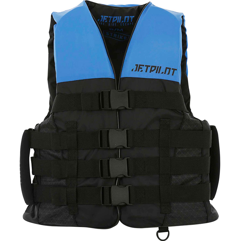 Strike Nylon Schwimmweste blau mit supergrip Griffen
