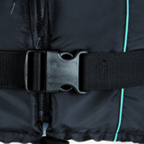 Besto dinghy mit zipper 50N schwimmweste schwarz/blau 4
