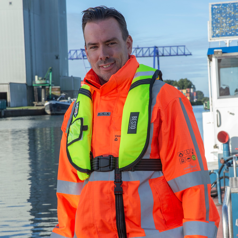 Besto Antistatisch - flammenhemmend A/W ISO 300N gelb 5