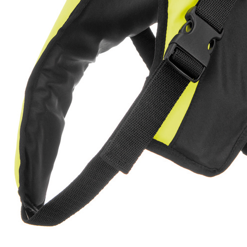 hunde schwimmweste deluxe gelb