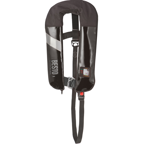 Besto professionell rettungsweste 300n wipe clean schwarz foto 1