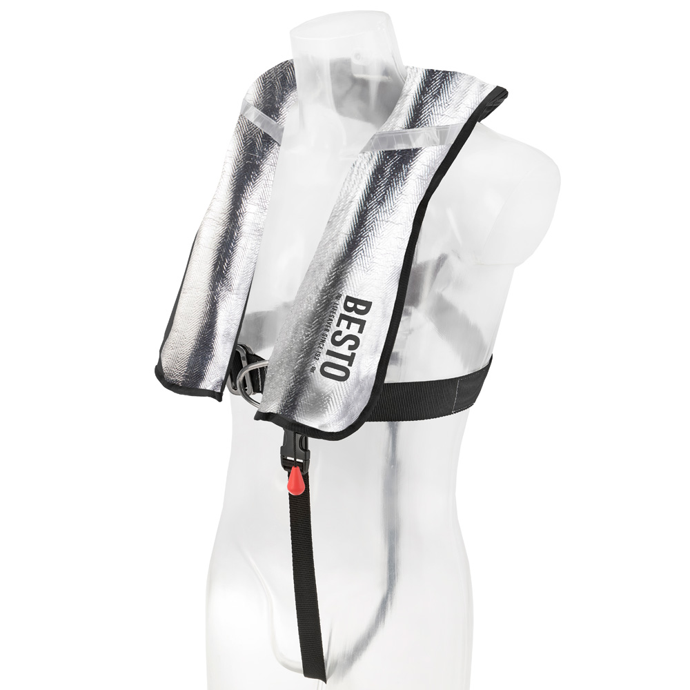 Besto professionell aufblasbare rettungsweste feuerhemmend 300n 2