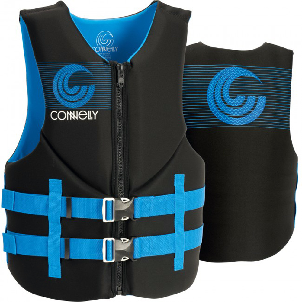 Neopren Schwimmweste Herren Promo blau
