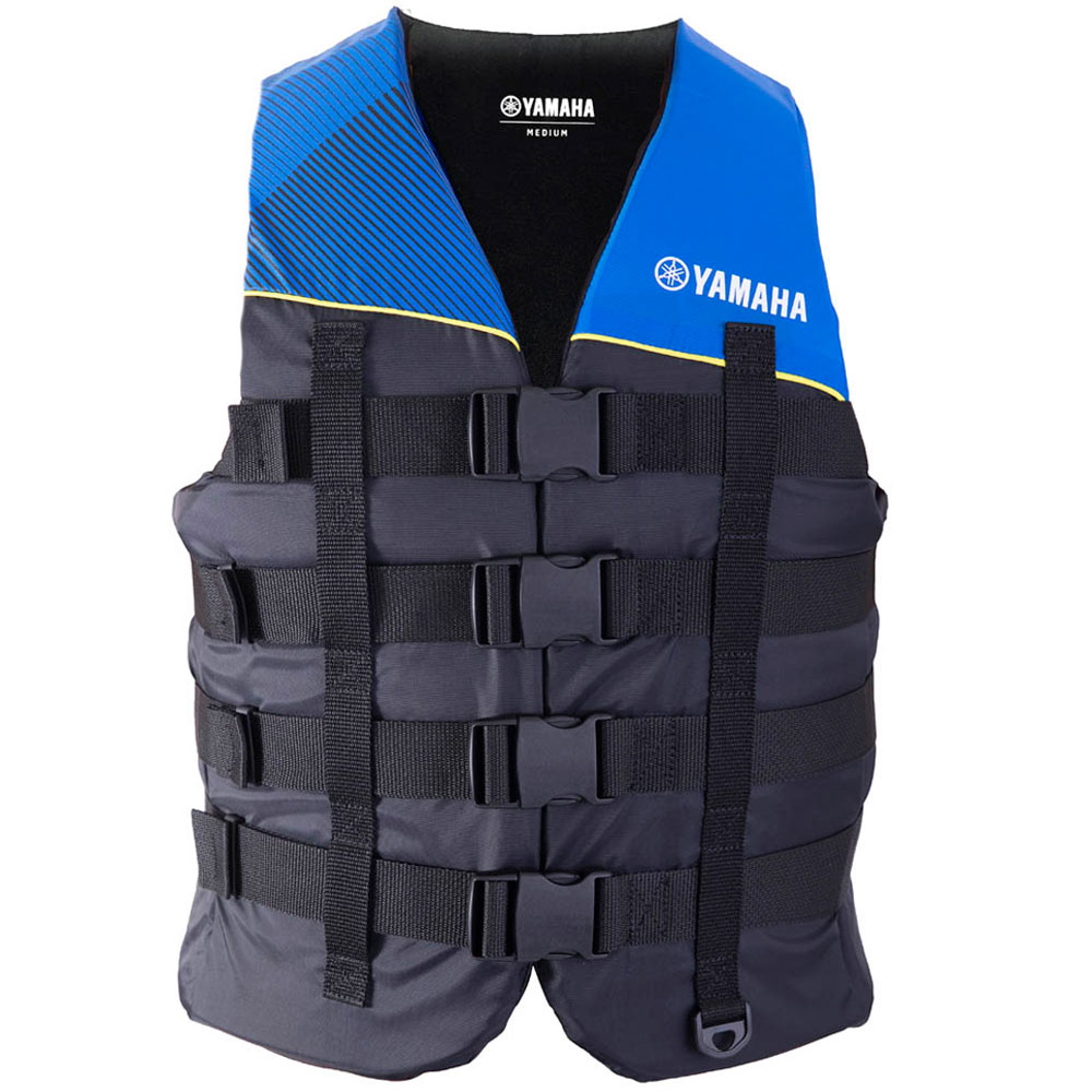 Jobe yamaha 4 buckle schwimmweste herren blau