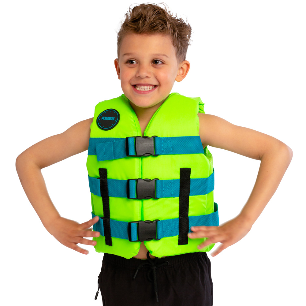 Jobe schwimmweste kind nylon lime grun foto 1