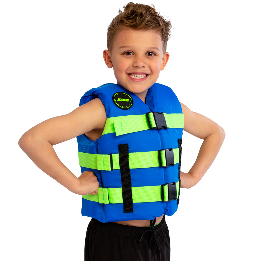 Jobe schwimmweste kind nylon blau foto 1