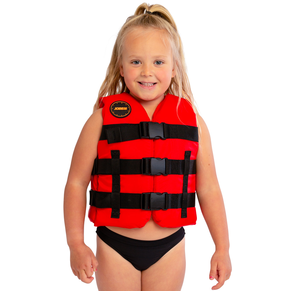 schwimmweste kind nylon rot