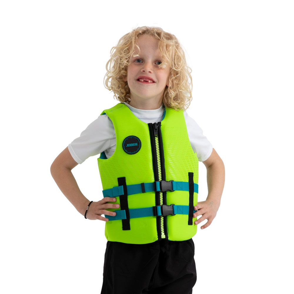 Neopren Schwimmweste Kind grün