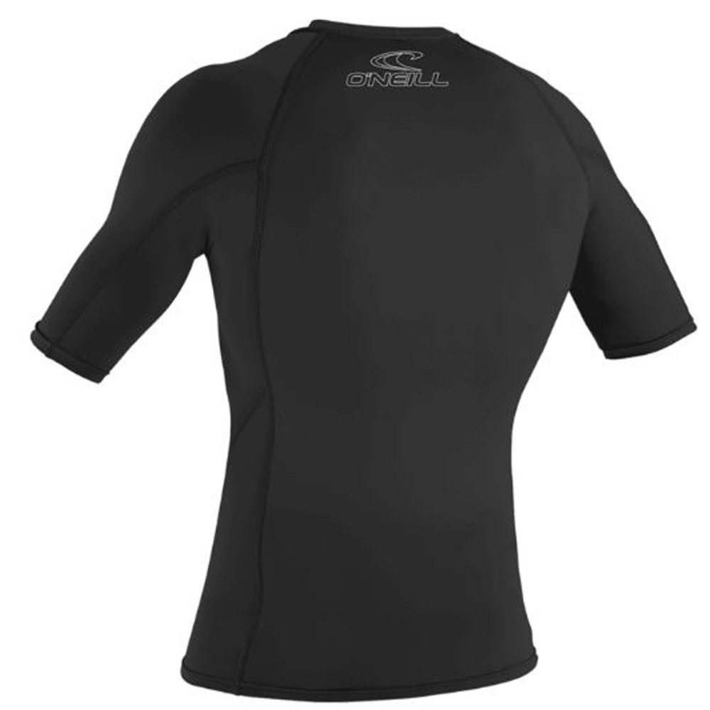 Oneill Kurzarm-Rashguard für Herren in Schwarz 2