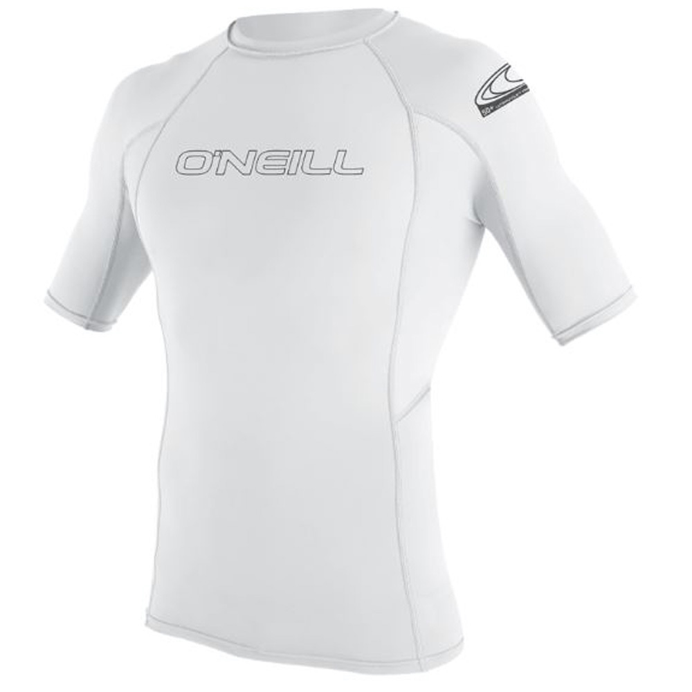 Oneill Kurzarm-Rashguard für Herren in Weiß foto 1