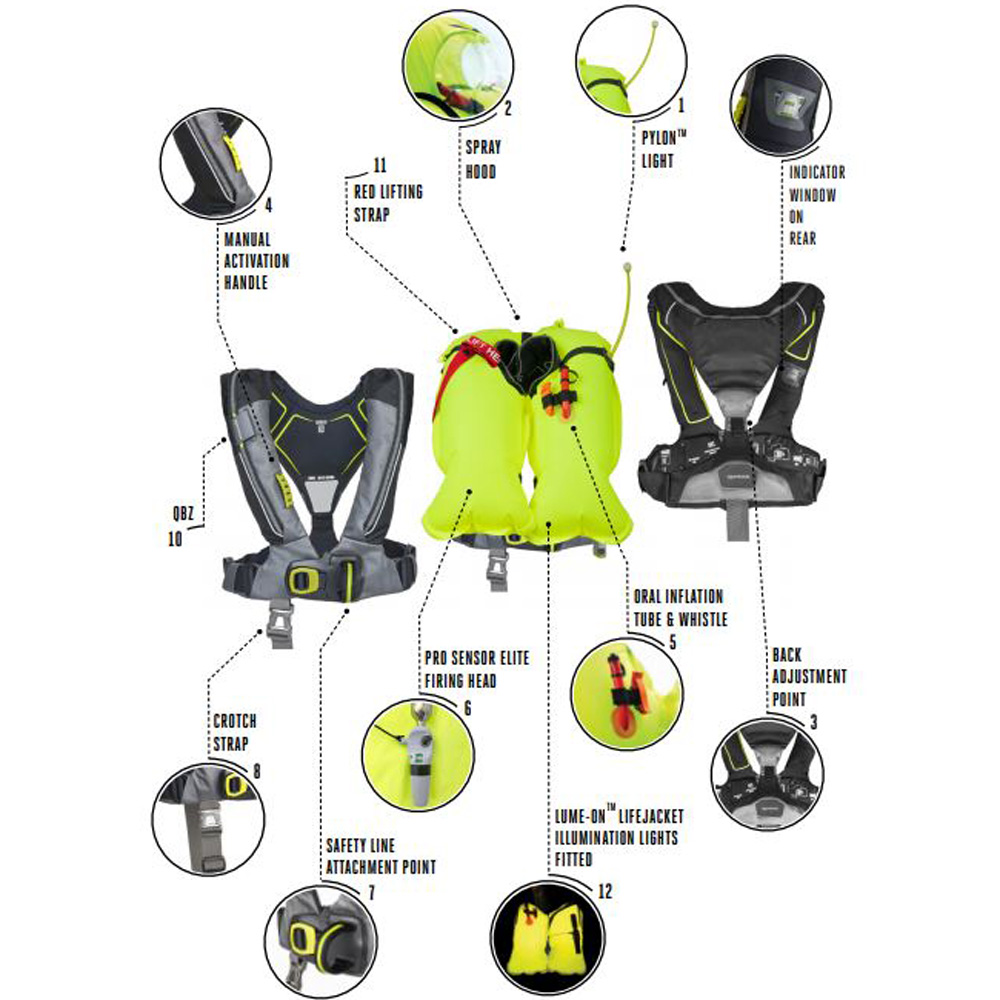 Spinlock Deckvest 6D 170N grau 5