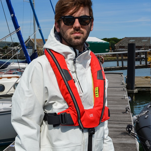 Spinlock Deckvest lite rettungsweste 170N rot 4