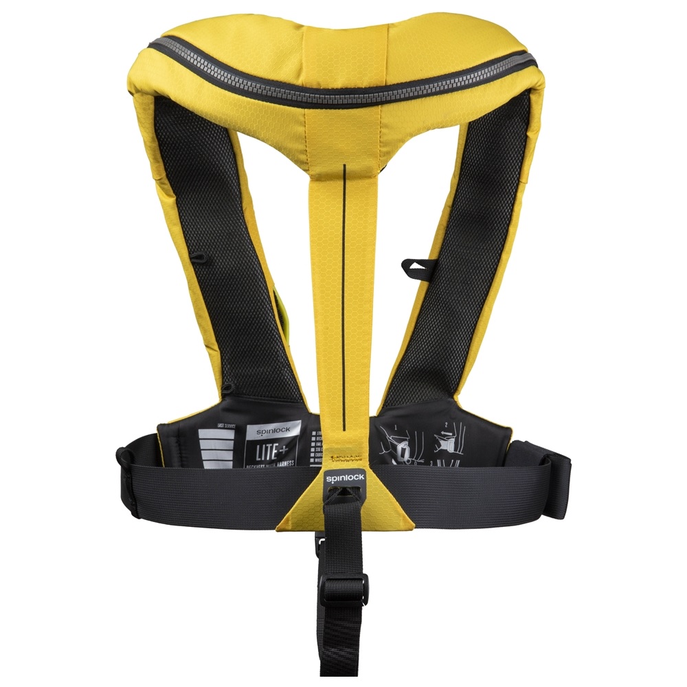 Spinlock Deckvest lite+ 170N rettungsweste gelb harness 3