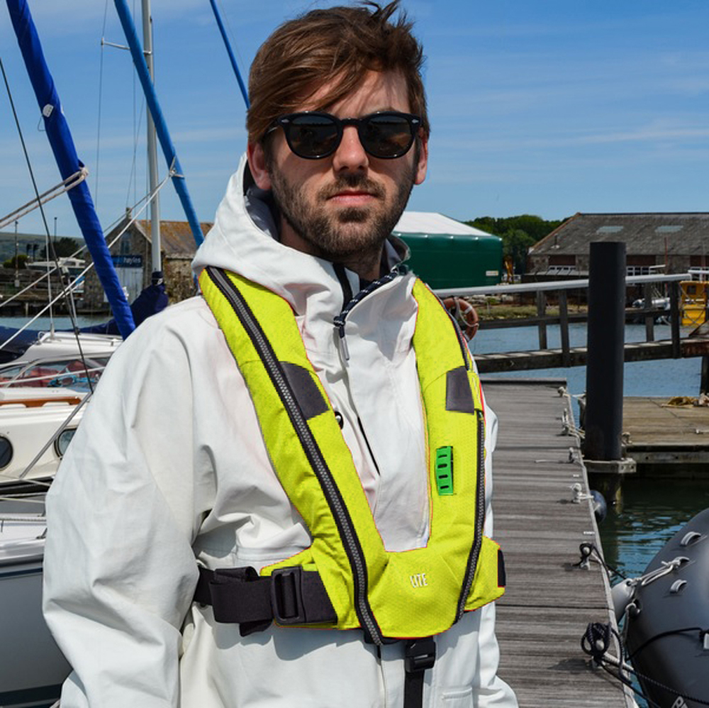 Spinlock Deckvest lite+ 170N rettungsweste gelb harness 4