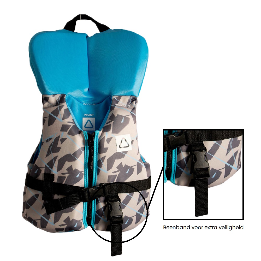 Follow Pop Baby ISO schwimmweste gris/blau bis 20 kg 2