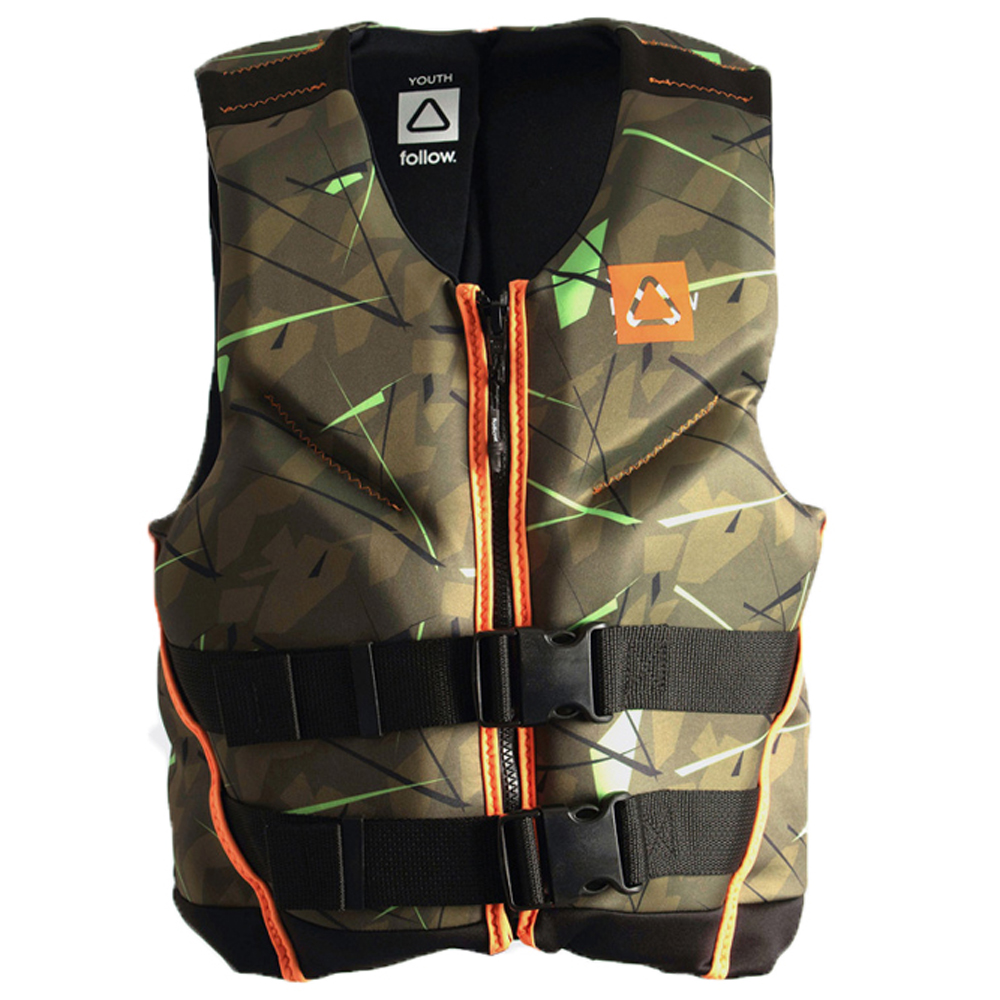 Pop Kind ISO schwimmweste grun/orange 25-40 kg