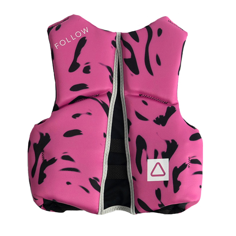 Follow POP schwimmweste kinder 25-40 kg pink 2