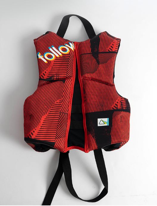 Follow POP schwimmweste kinder 20-30 kg rot foto 1