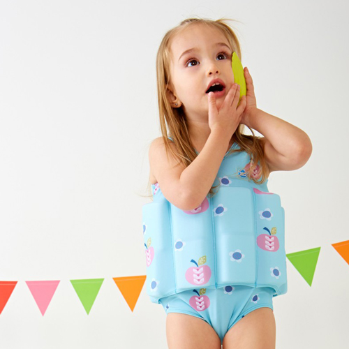 float suit apple daisy mit Reissverschluss