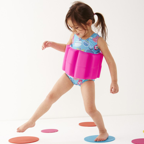 float suit tutti frutti met rits