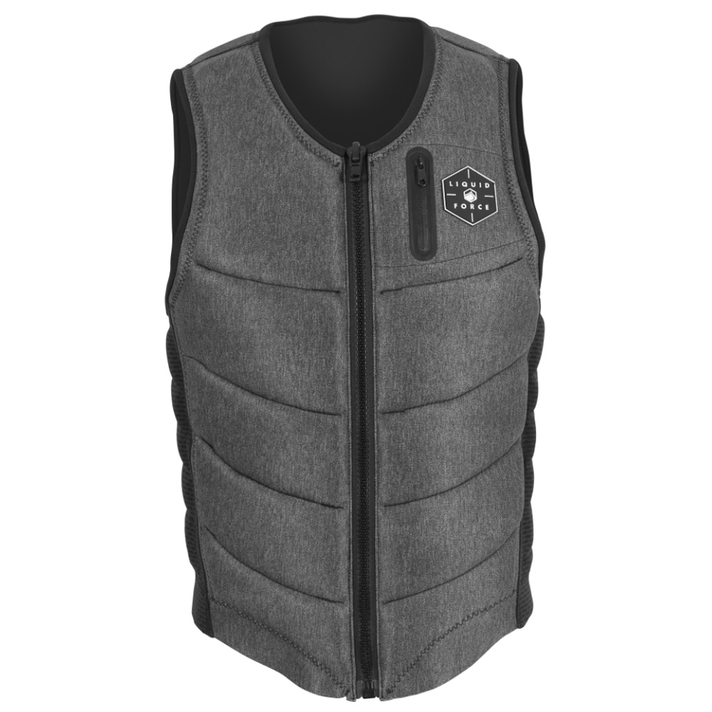 liquid-force squad comp ce impact shield herren schwarz-denim 2