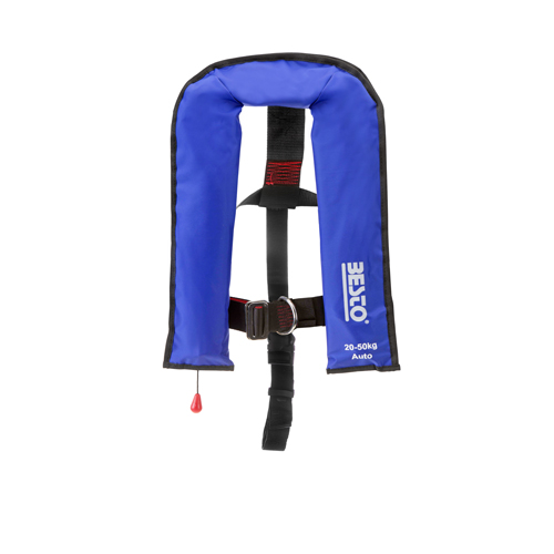 Besto junior aufblasbare kinderrettungsweste blau 15-40kg